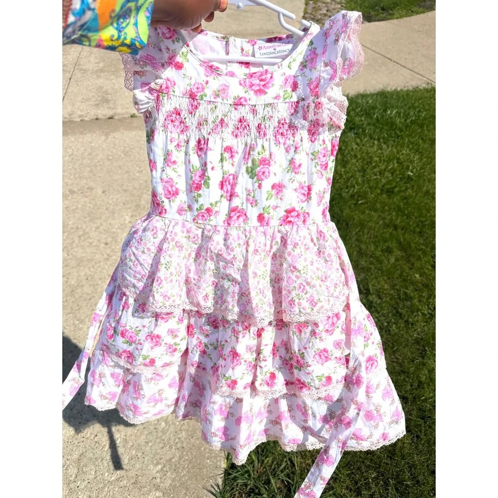 American‎ Girl x LoveShackFancy Garden Party Floral Dress Toddler Girl Size 4